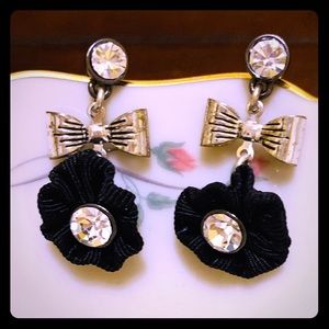 Black Tie Optional 😂 earrings